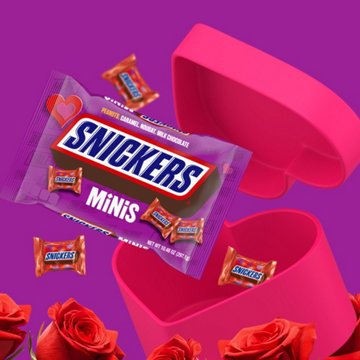 Snickers Minis Chocolate Valentine's Candy Bars