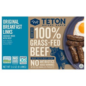 Teton Waters Ranch Original Breakfast Sausage Links, 8 ct