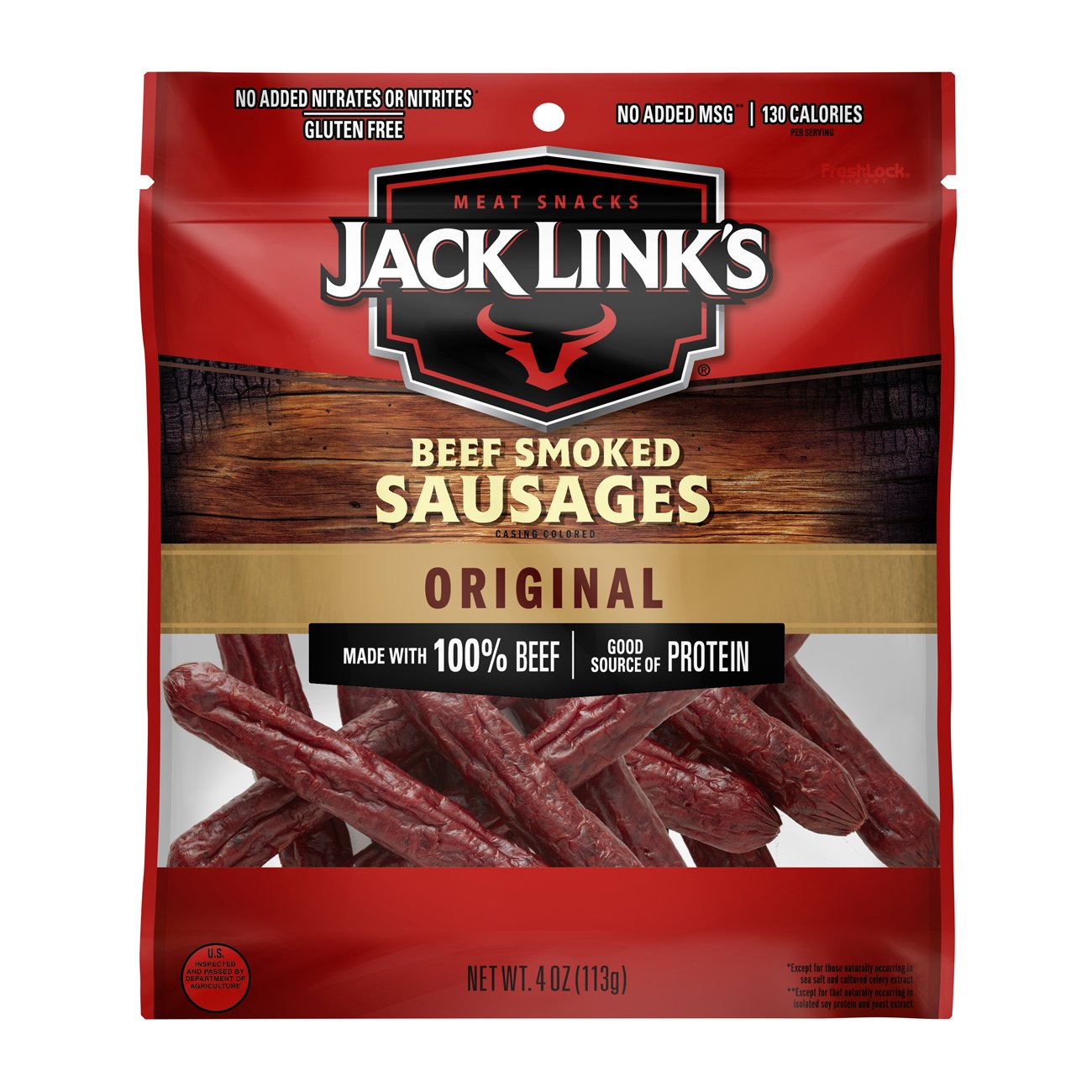 Jack Link's Original Beef Smoked Sausage - Shop Jerky at H-E-B