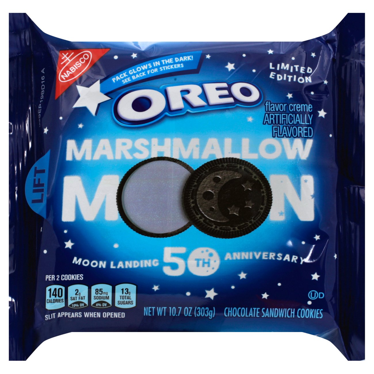 Nabisco Oreo Marshmallow Moon Landing Chocolate Sandwich Cookies Shop