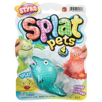 Styro Assorted Splat Pets