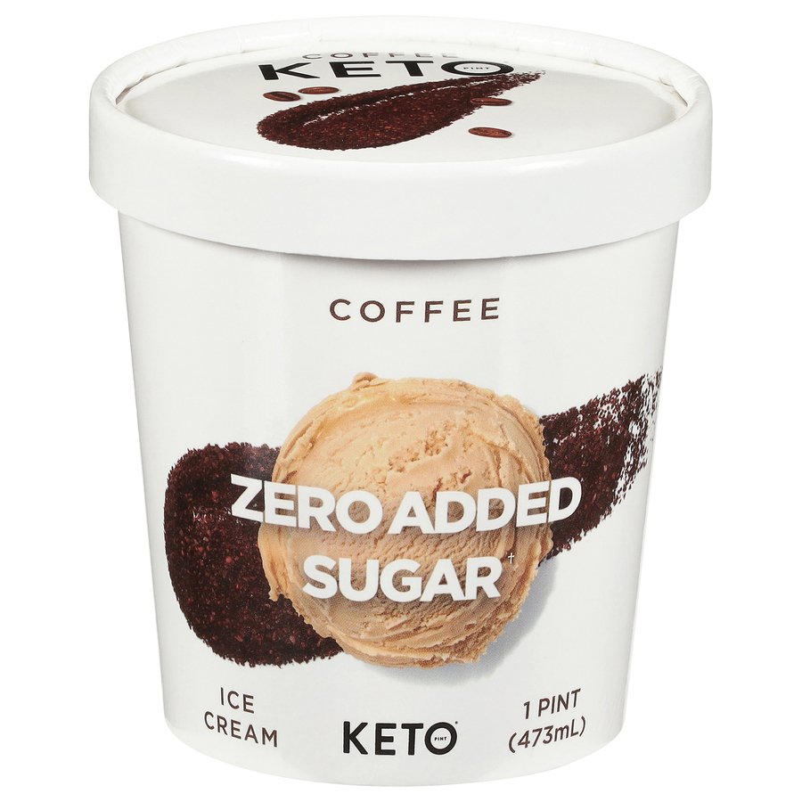 Keto Pint Zero Added Sugar Coffee Ice Cream, 1 pt