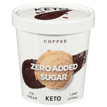 Keto Pint Zero Added Sugar Coffee Ice Cream