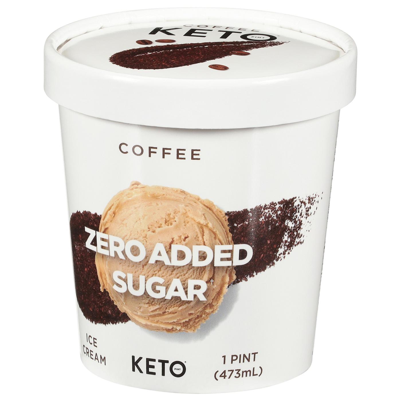 Keto Pint Zero Added Sugar Coffee Ice Cream; image 4 of 4