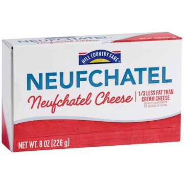 Hill Country Fare Neufchatel Cream Cheese, 8 oz