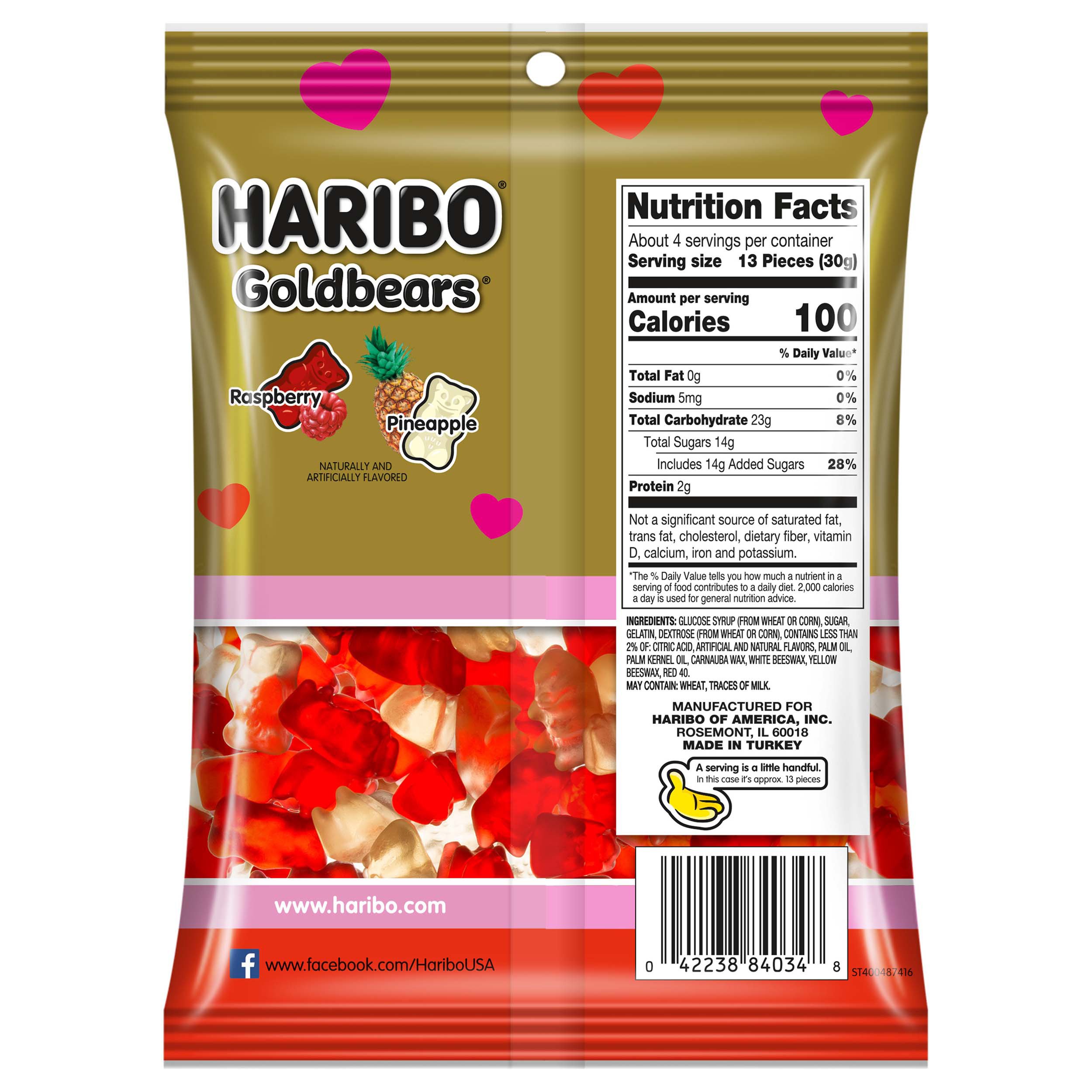 Haribo Goldbears Gummy Valentine's Candy - Shop Candy At H-E-B