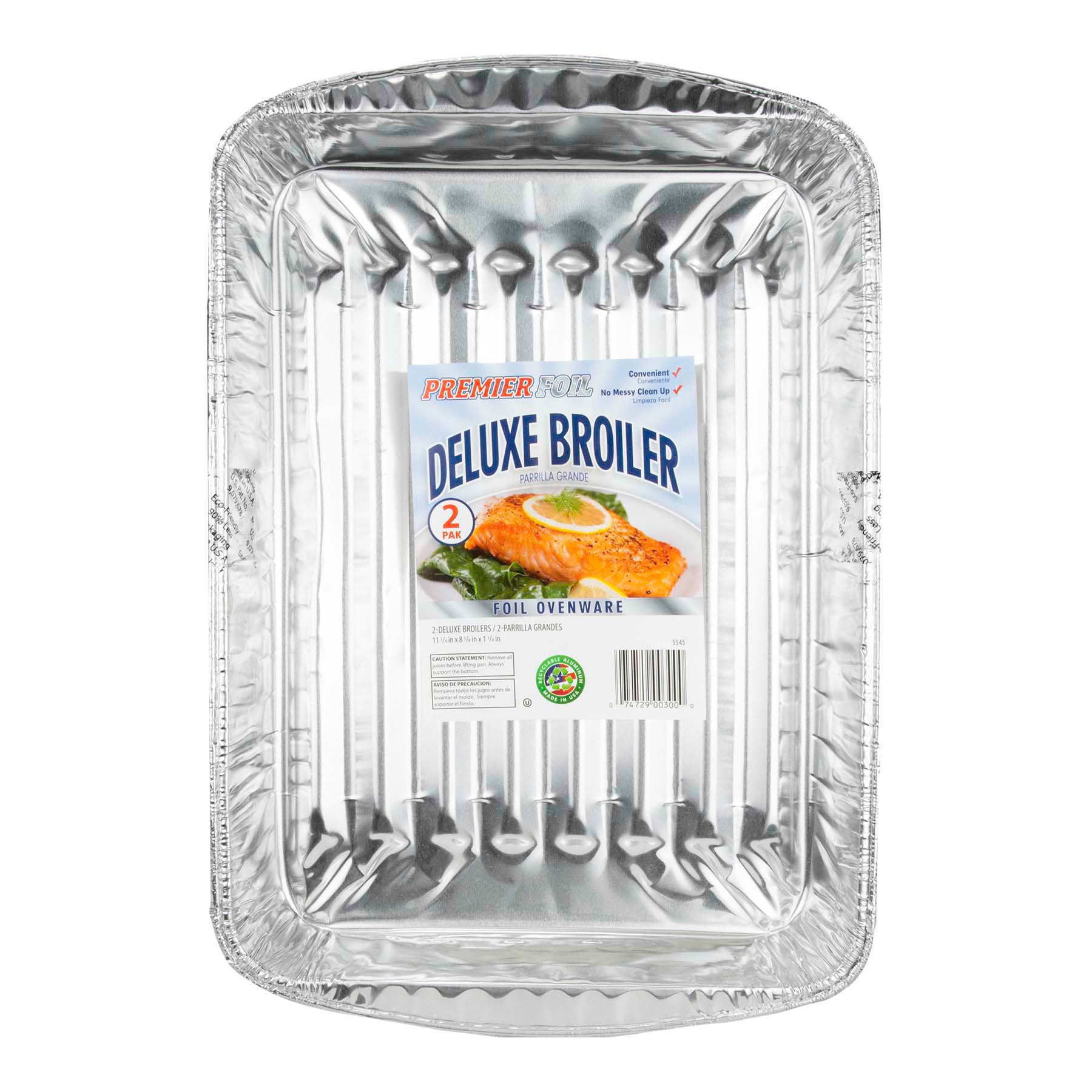 Premier Foil Deluxe Broiler Pans Shop Pans & dishes at HEB