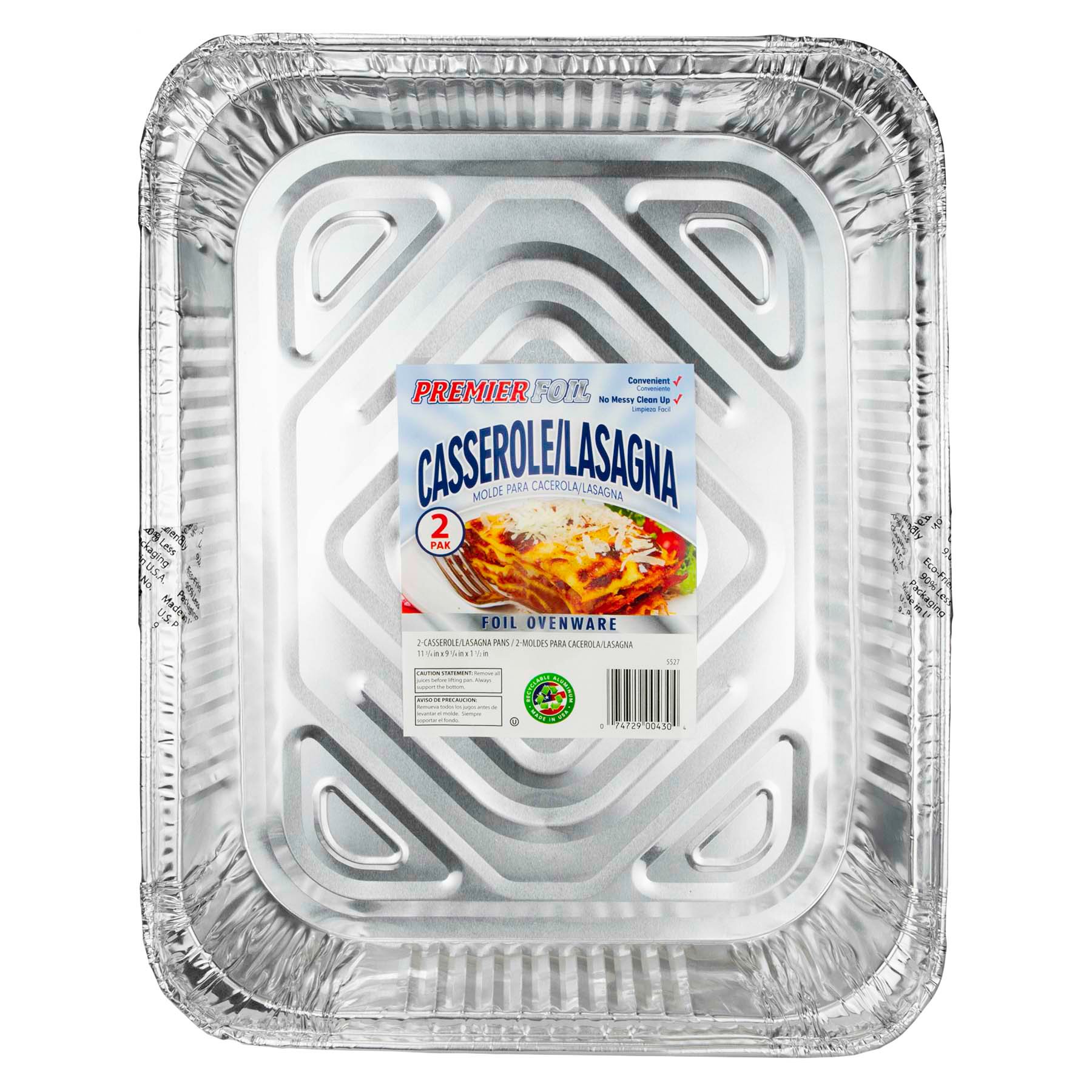 Premier Foil Casserole/Lasagna Pans, 2 ct | Low Prices & Quality