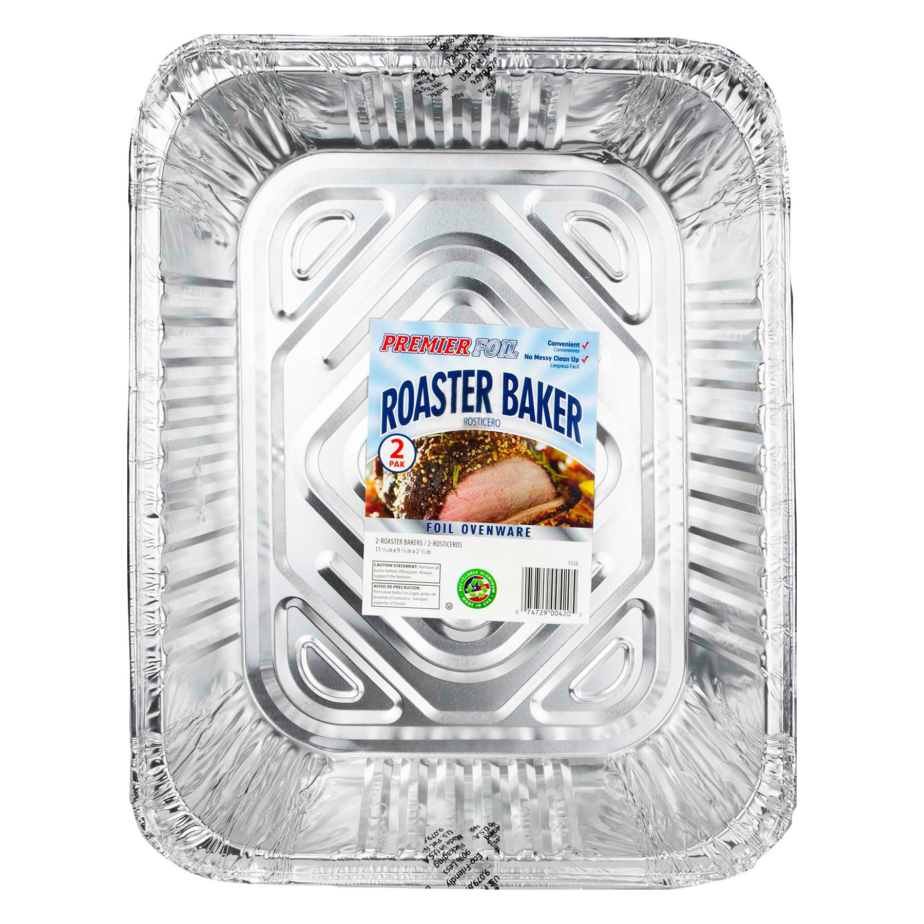 Premier Foil Roaster Baker Pans, 2 ct | Joe V's Smart Shop | Low