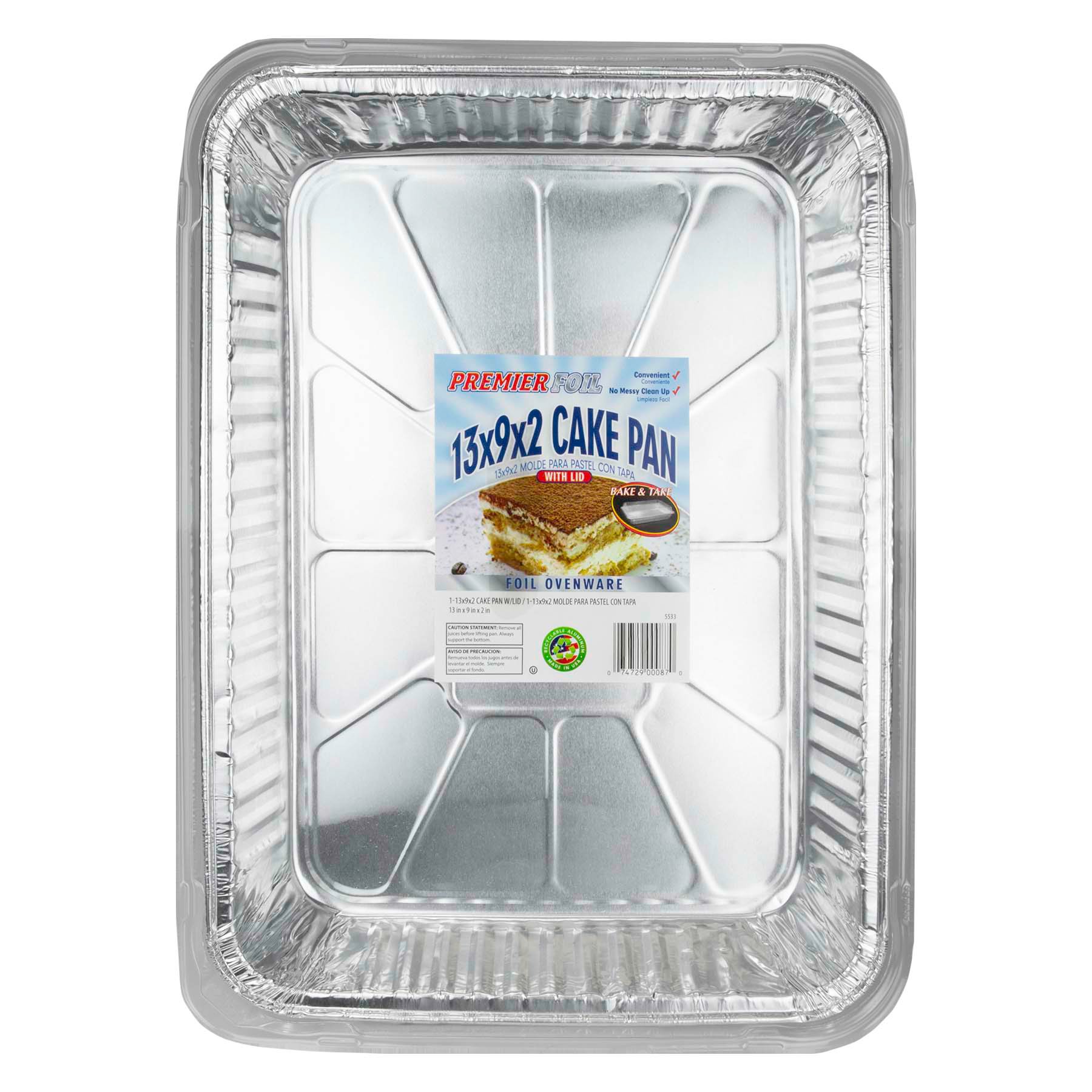 Premier Foil Ovenware Cake Pan with Lid Shop Kitchen & Dining at HEB