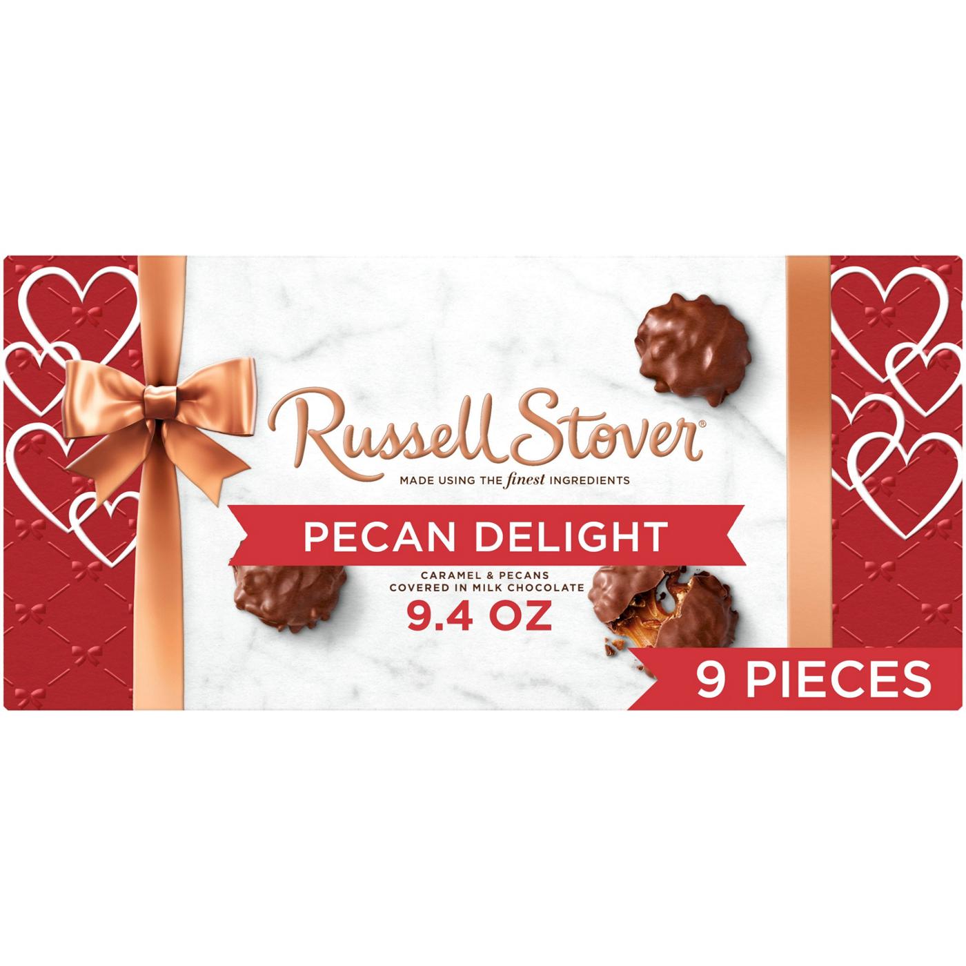 Russell Stover Pecan Delights Valentine's Gift Box, 9 pc; image 1 of 7