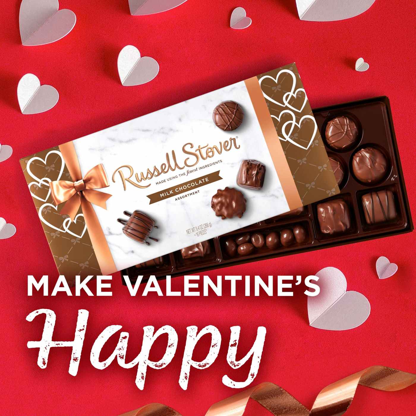 Russell Stover Milk Chocolate Valentine's Gift Box, 16 pc; image 6 of 7