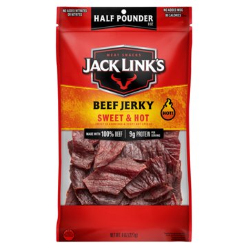 Jack Link's 9g Protein Sweet & Hot Beef Jerky, 8 oz