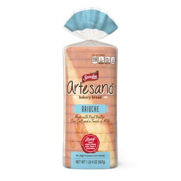Sara Lee Artesano Brioche Bakery Bread, 20 oz