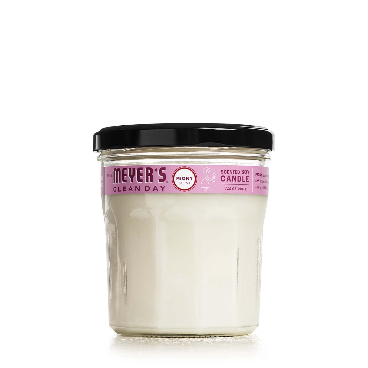 Mrs. Meyer's Clean Day Peony Soy Candle; image 1 of 6