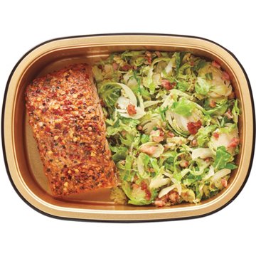 Meal Simple by H-E-B Steakhouse Salmon & Shaved Brussels Sprouts