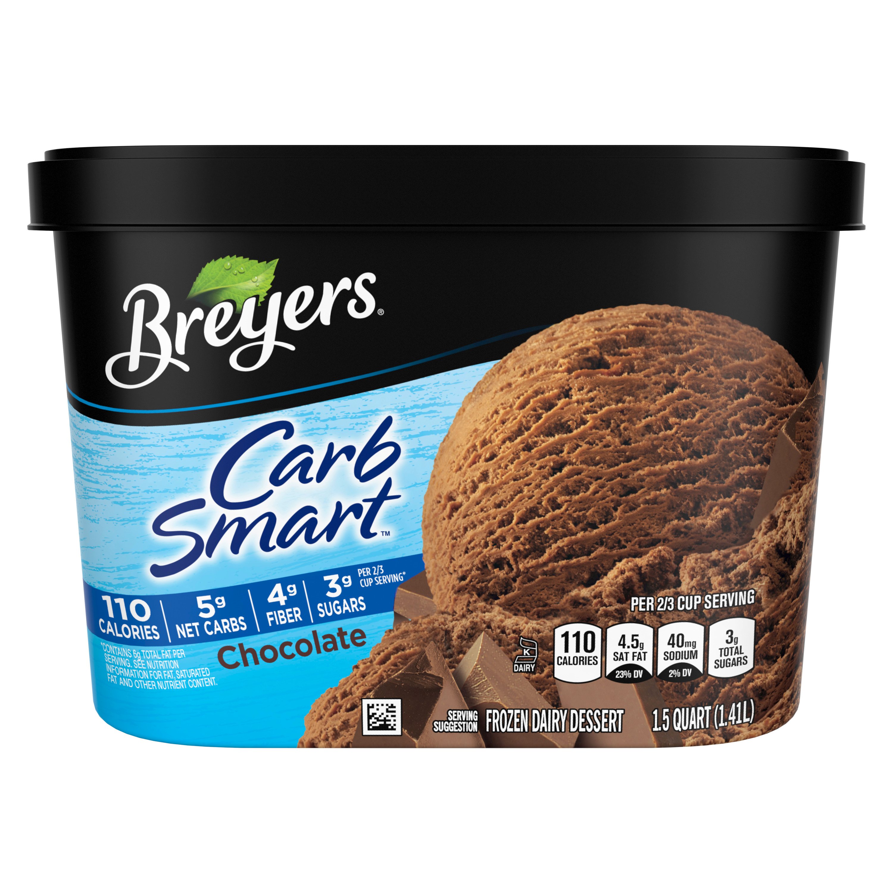 Breyers Carb Smart Chocolate Ice Cream Shop Ice Cream at HEB