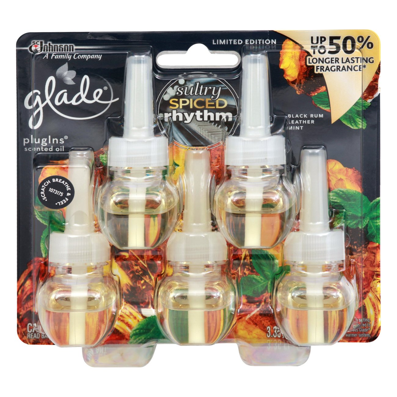 Glade PlugIns Scented Oil Air Freshener Refills Sultry Spiced Rhythm