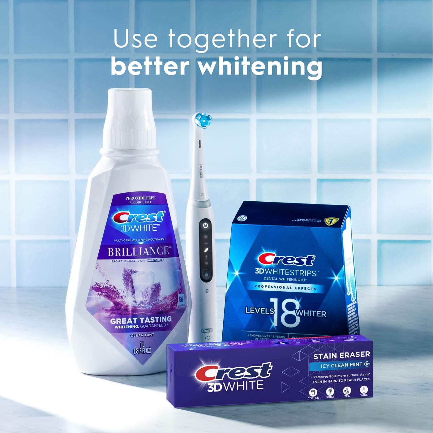 Crest 3D White Stain Eraser Toothpaste - Icy Clean Mint; image 5 of 6