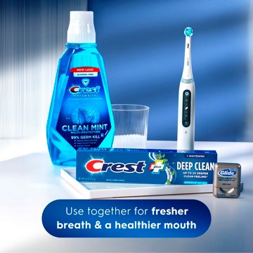 Crest Complete + Deep Clean Whitening Toothpaste - Effervescent Mint, 2 Pk