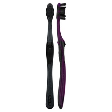 Oral-B Charcoal Toothbrushes Medium, 2 ct