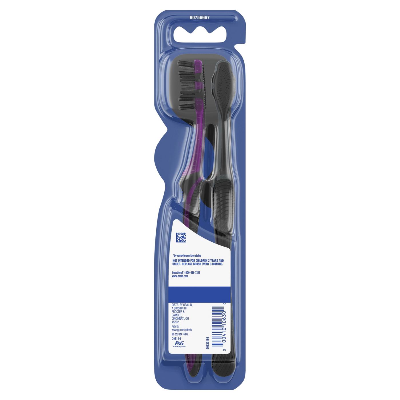 Oral-B Charcoal Toothbrushes Medium; image 3 of 10