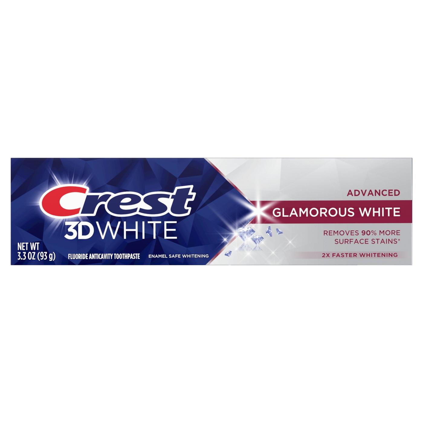 Crest 3D White Whitening Toothpaste - Glamorous White; image 1 of 8