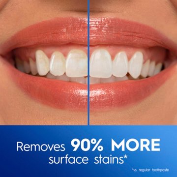 Crest 3DWhite Advanced Glamorous White Teeth Whitening Toothpaste, 3.3 oz