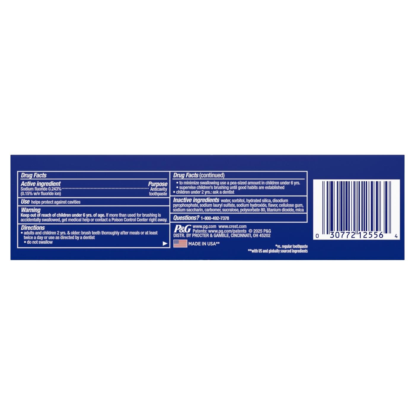 Crest 3DWhite Advanced Glamorous White Teeth Whitening Toothpaste; image 9 of 10