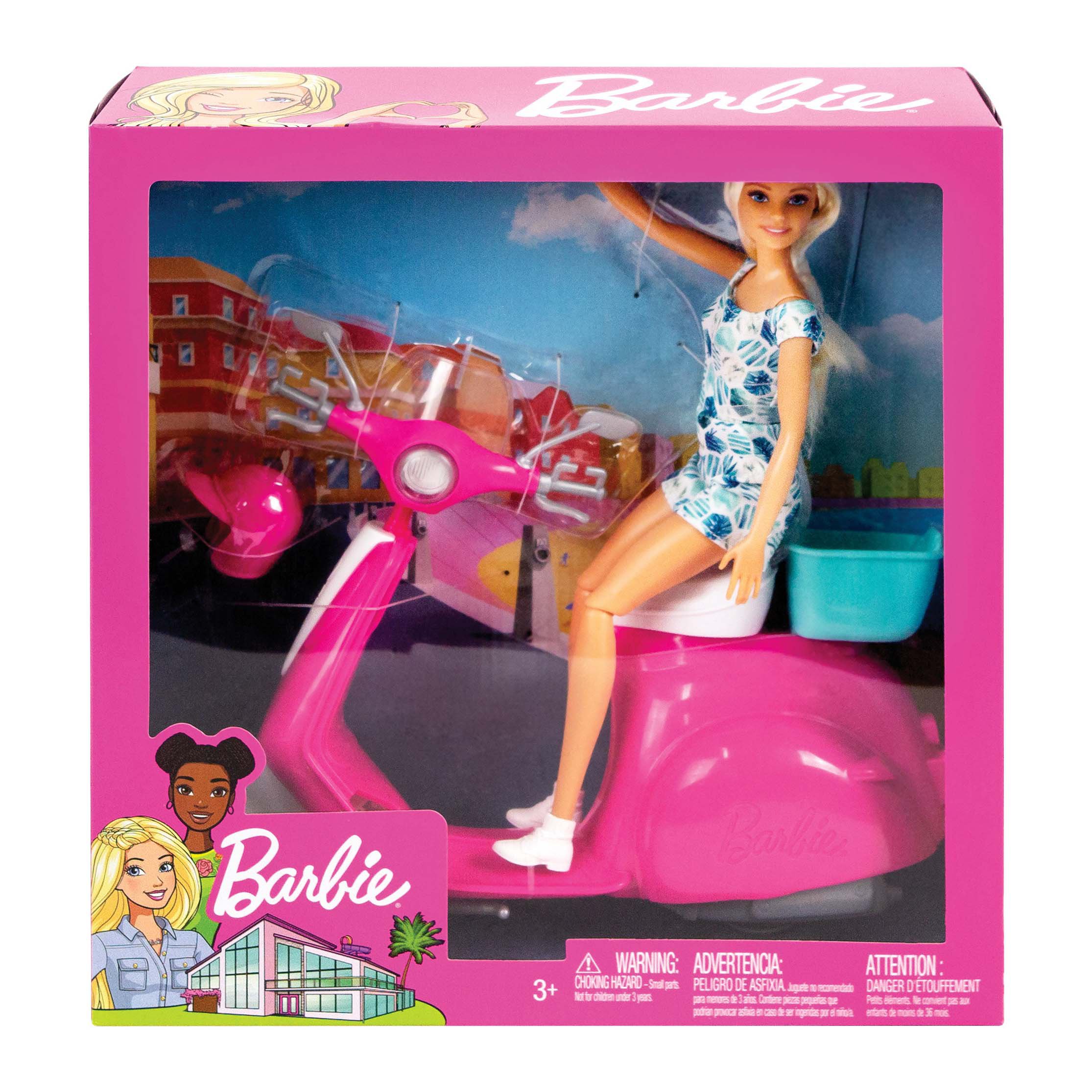 Barbie Fashion Doll & Scooter Playset - Shop Action figures & dolls at H-E-B