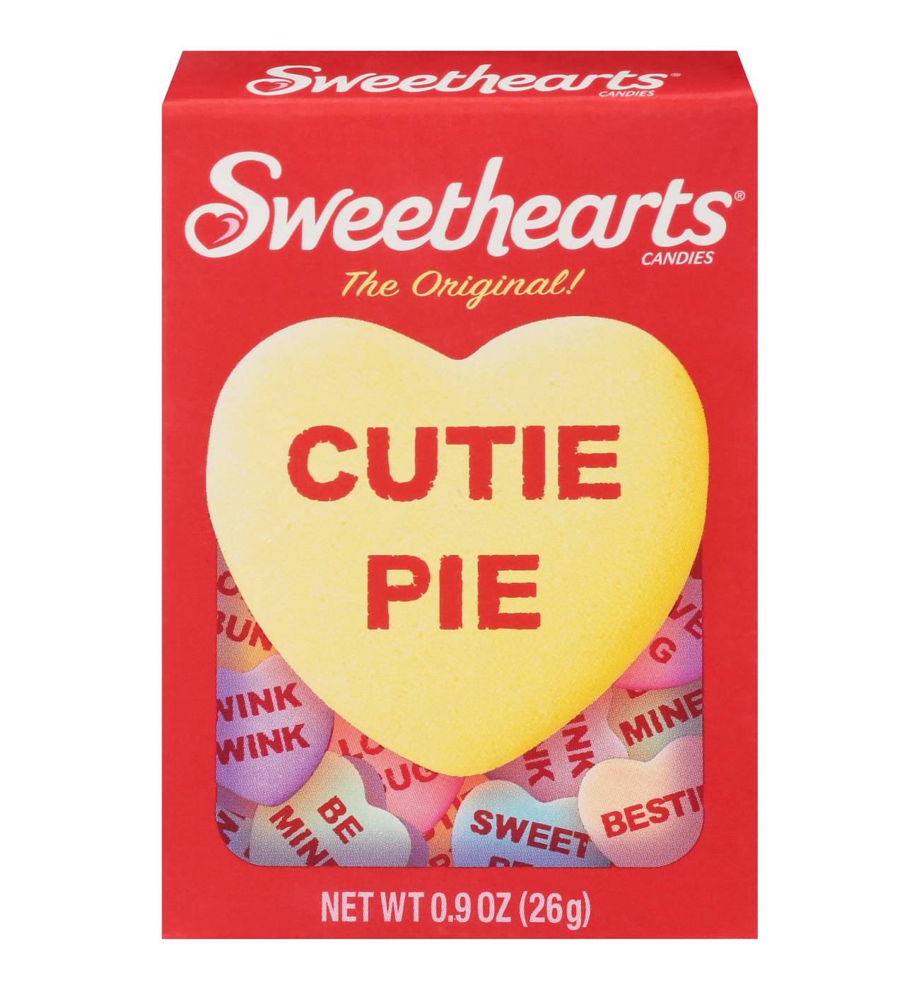 Sweethearts Original Conversation Hearts Valentine's Candy Box
