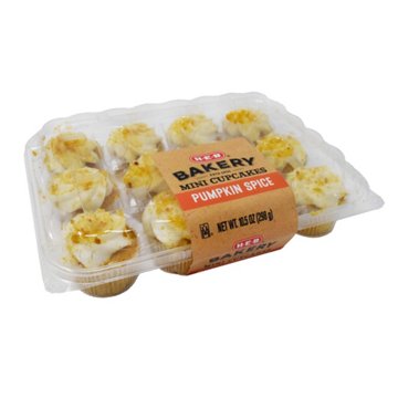 H-E-B Bakery Mini Pumpkin Spice Cupcakes, 12 ct