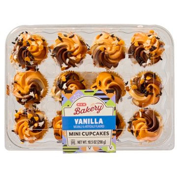H-E-B Bakery Halloween Mini Vanilla Cupcakes