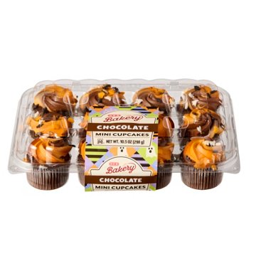 H-E-B Bakery Halloween Mini Chocolate Cupcakes
