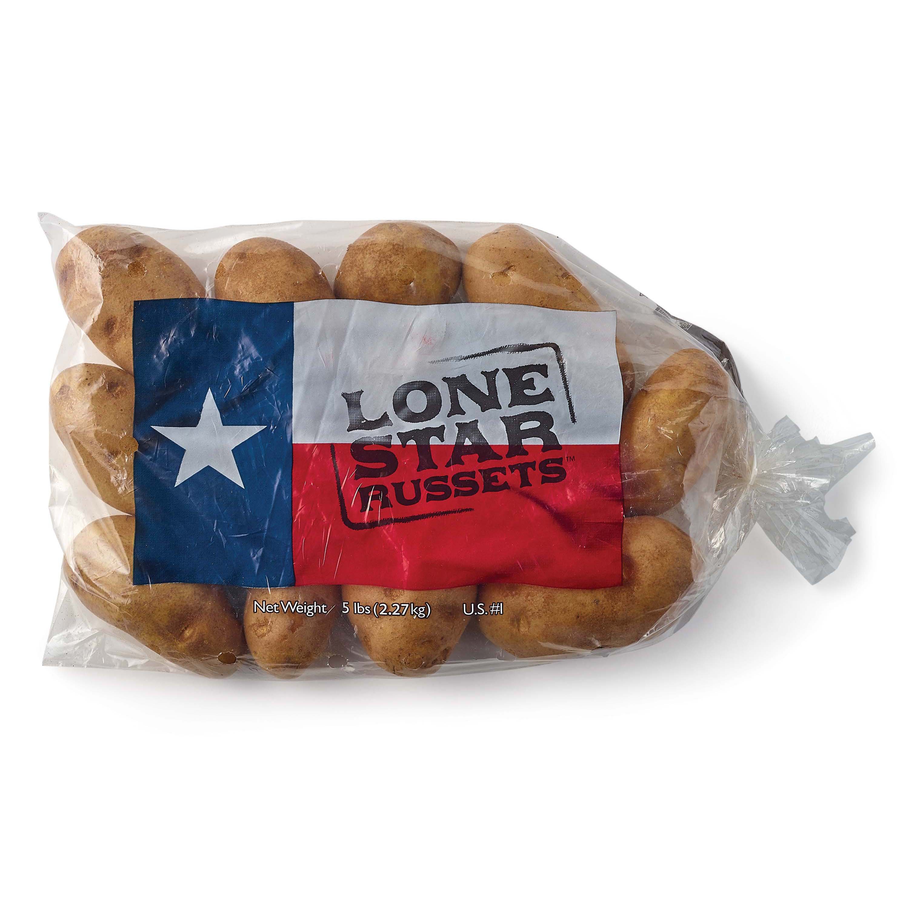 H-E-B Texas Roots Fresh Russet Potatoes, 5 lb bag