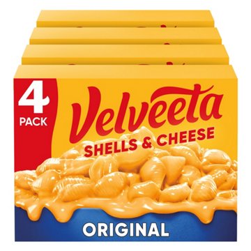 Velveeta Velveeta Original Shells & Cheese, 4 ct