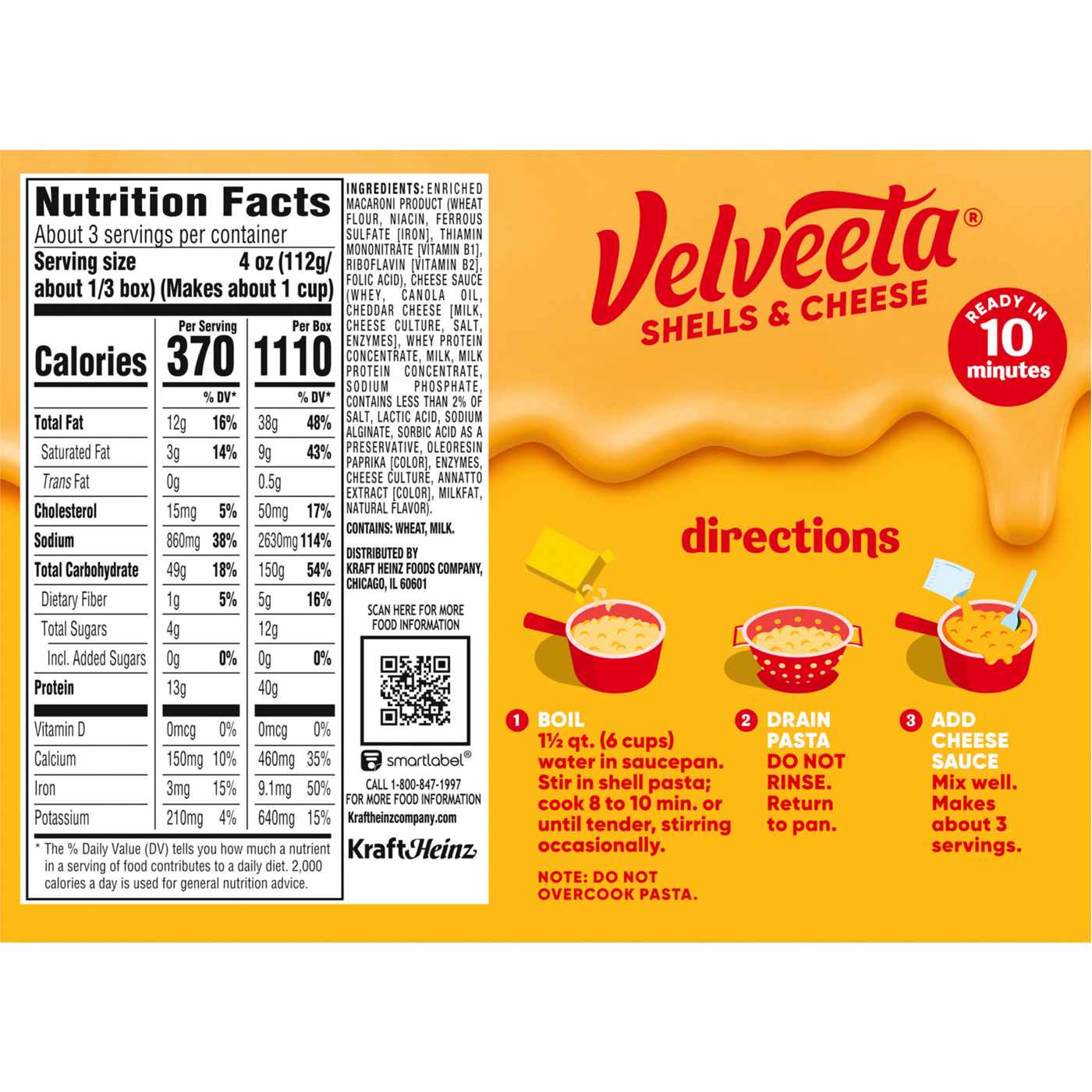 Velveeta Velveeta Original Shells & Cheese; image 9 of 9