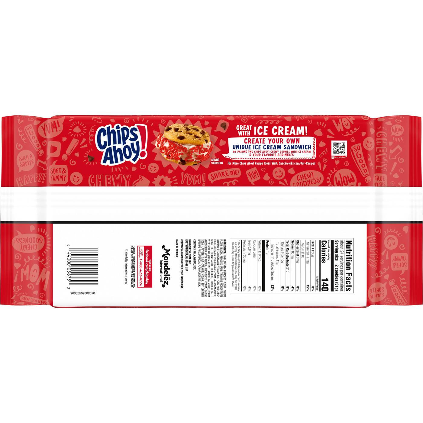 Chips Ahoy! Chewy Chocolate Chip Cookies Party Size; image 2 of 10