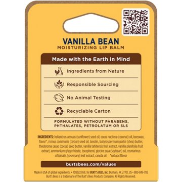 Burt's Bees Moisturizing Lip Balm - Vanilla Bean