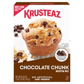 Krusteaz Chocolate Chunk Muffin Mix, 18.25 oz