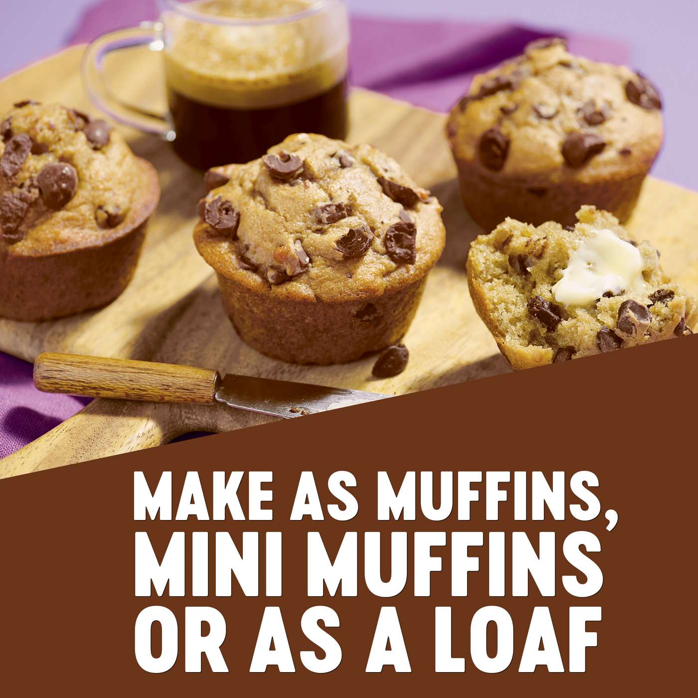 Krusteaz Chocolate Chunk Muffin Mix; image 3 of 7