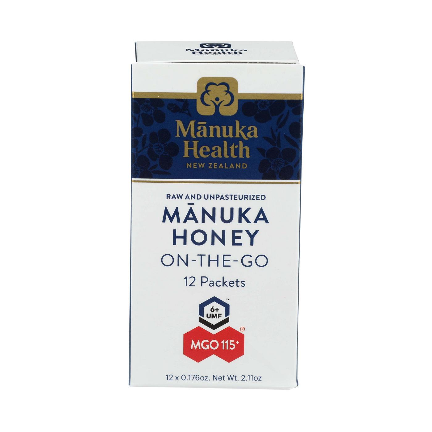 Manuka Health On-the-Go MGO 115+ Manuka Honey Sachets - Shop Herbs