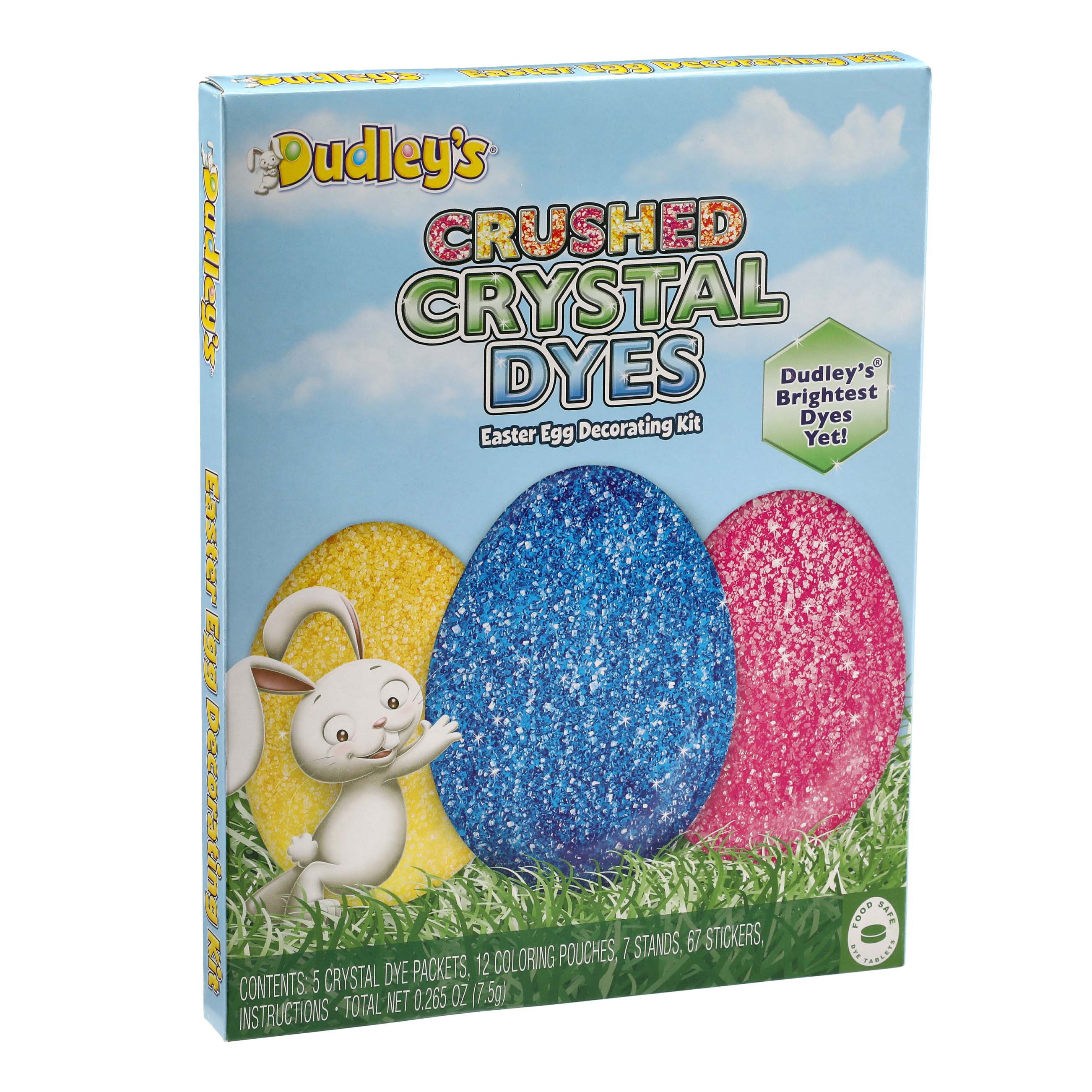 Dudley's Crushed Crystal Dyes Easter Egg Decorating Kit Shop Kits at