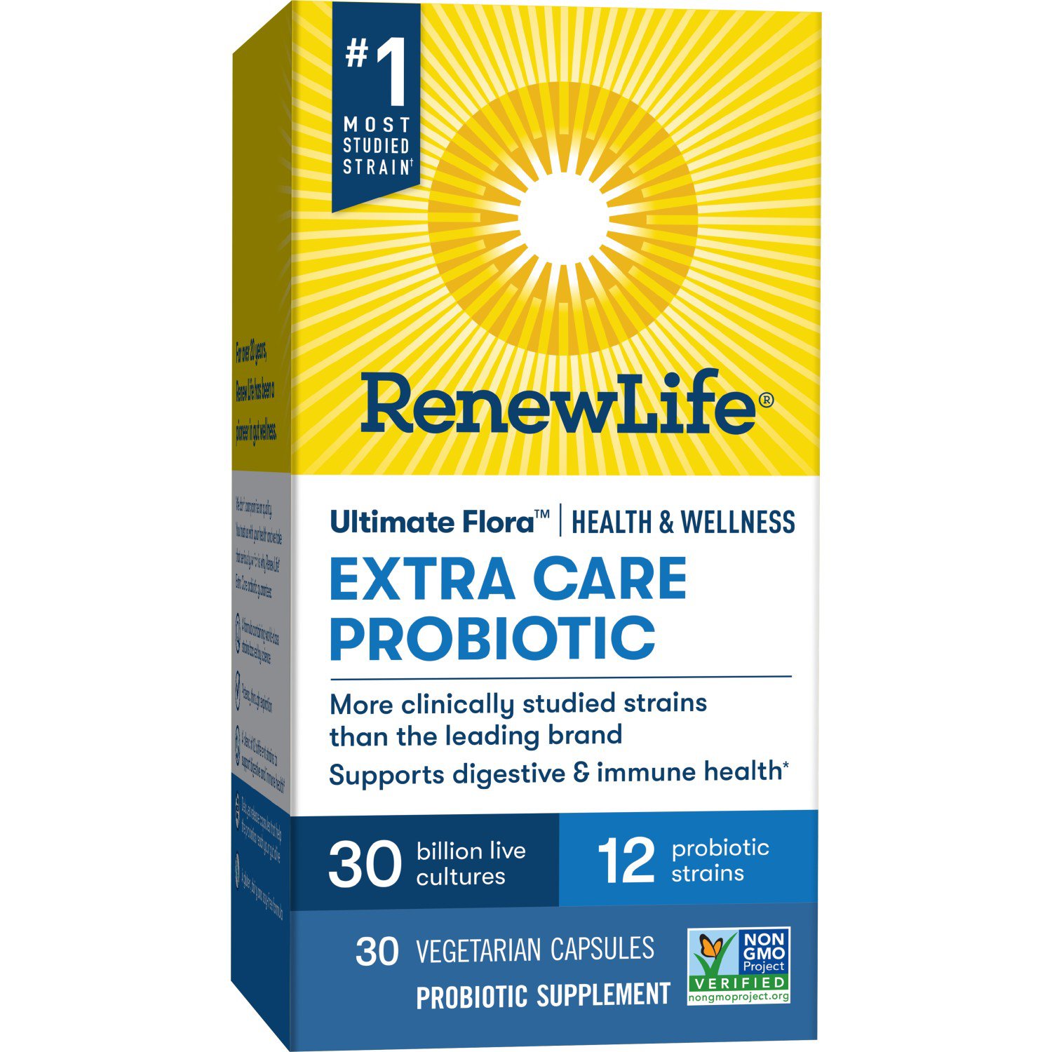 Renew Life Extra Care Health and Wellness Probiotic Capsules Shop