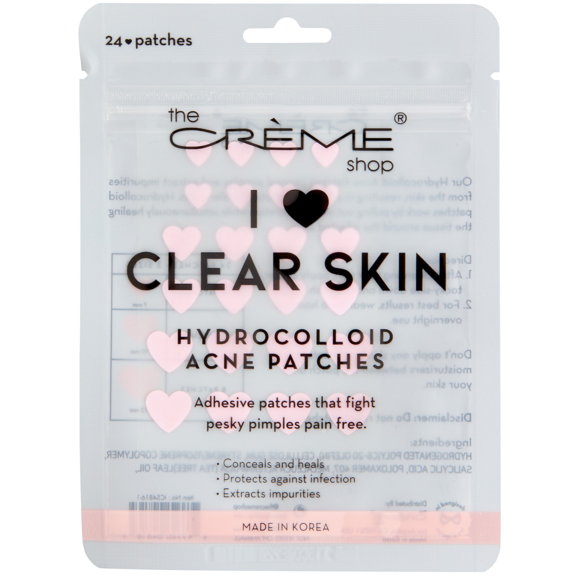 The Crème Shop I Heart Clear Skin Hydrocolloid Acne Patches Shop