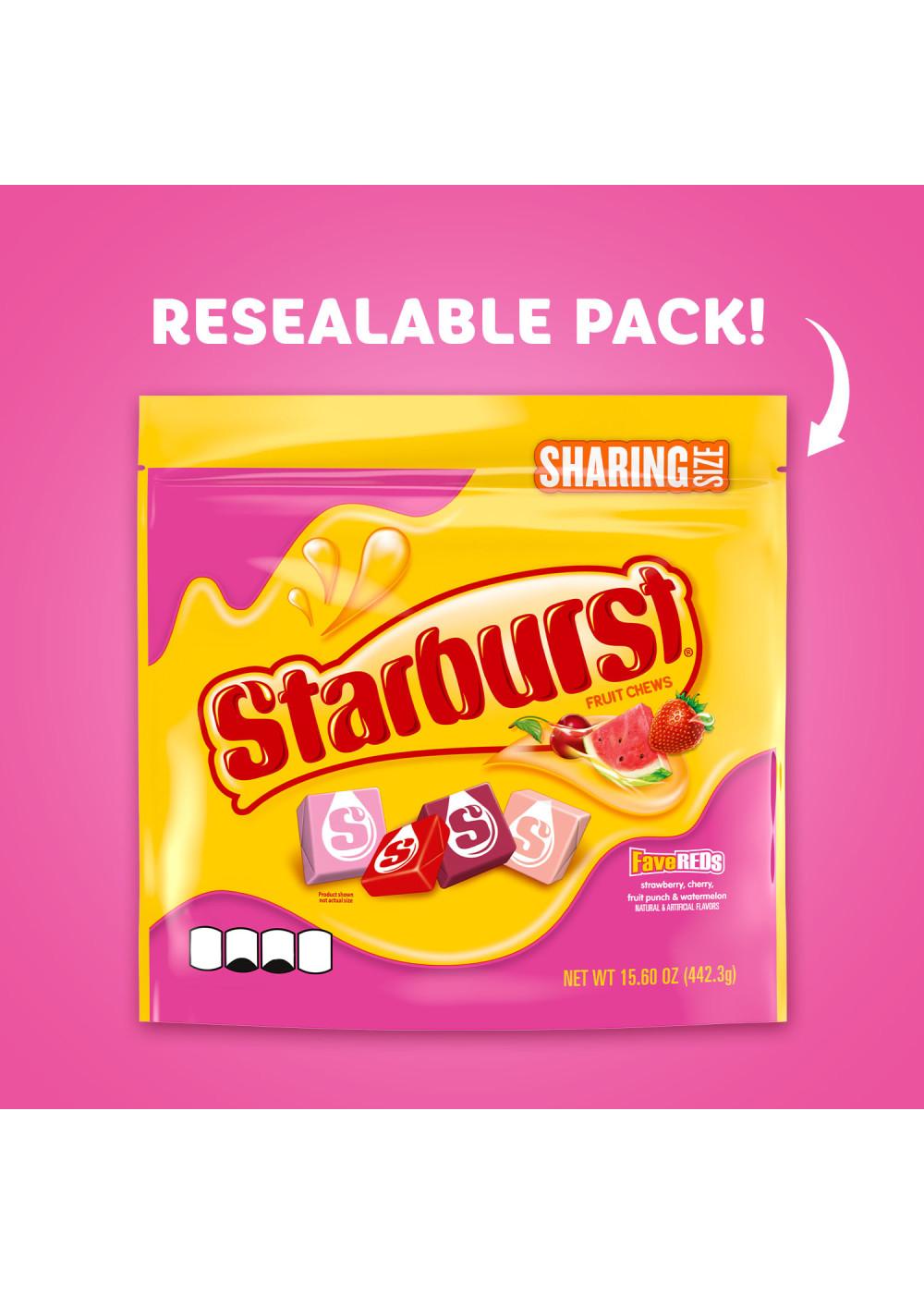Starburst FaveReds Fruit Chews Candy - Sharing Size; image 2 of 10