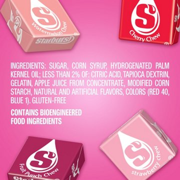 Starburst FaveReds Fruit Chews Candy - Sharing Size, 15.6 oz