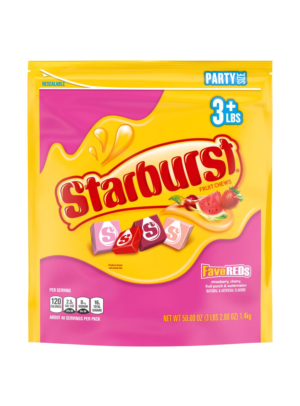 Starburst FaveReds Fruit Chews Candy - Party Size; image 1 of 7