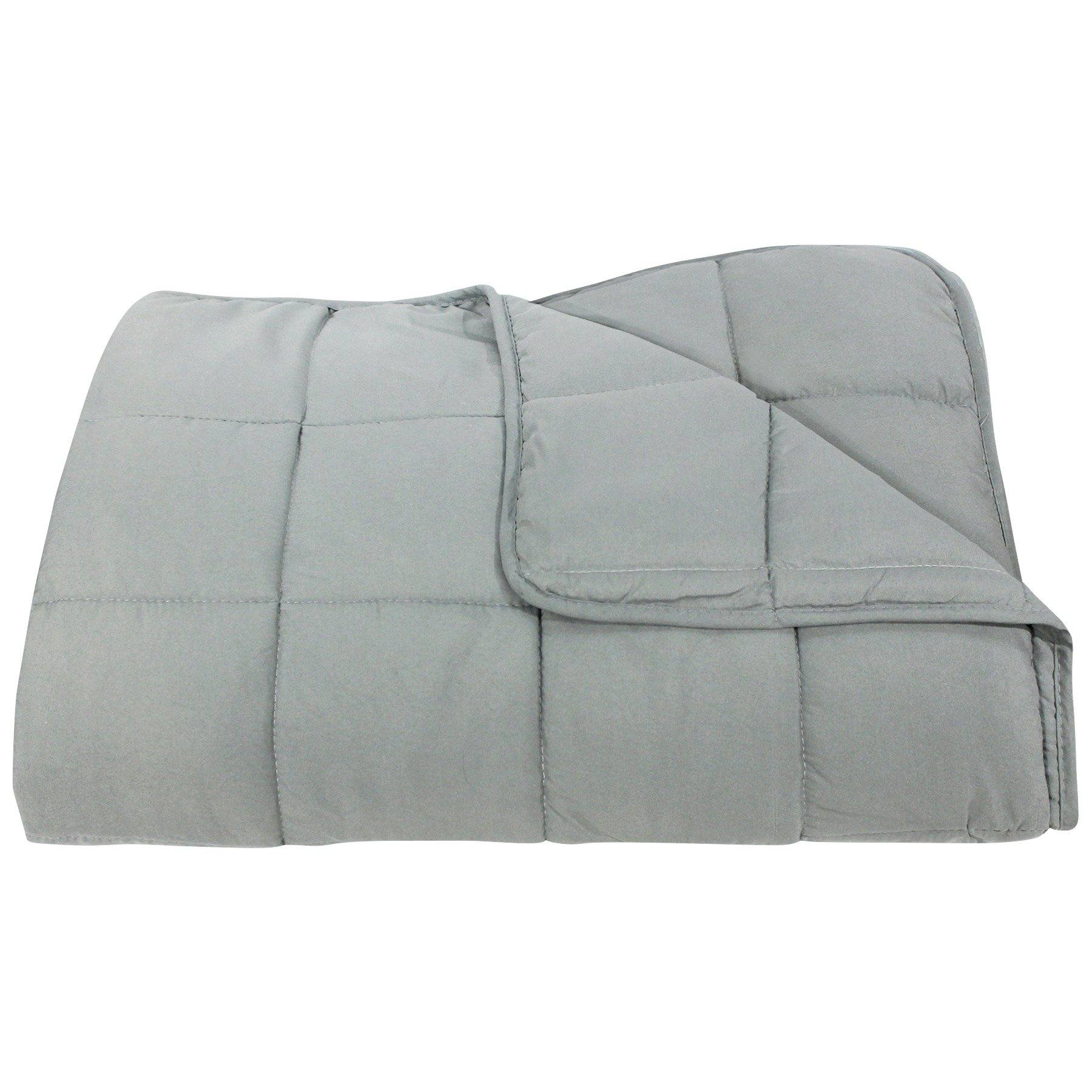 Posh Home Weighted Blanket Light Gray Shop Blankets Throws At H E B   003203010 1