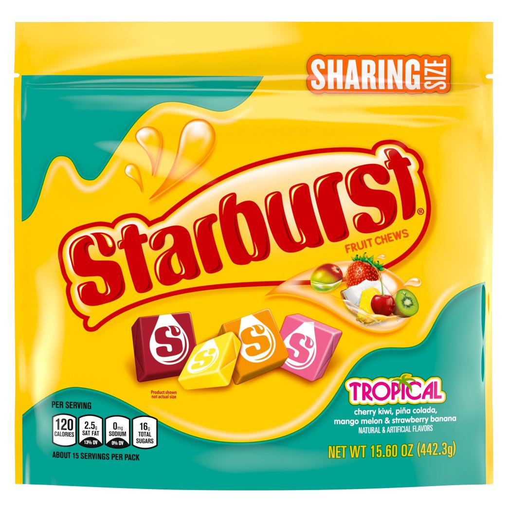 Starburst Tropical Chewy Candy Sharing Size Shop Candy At H E B